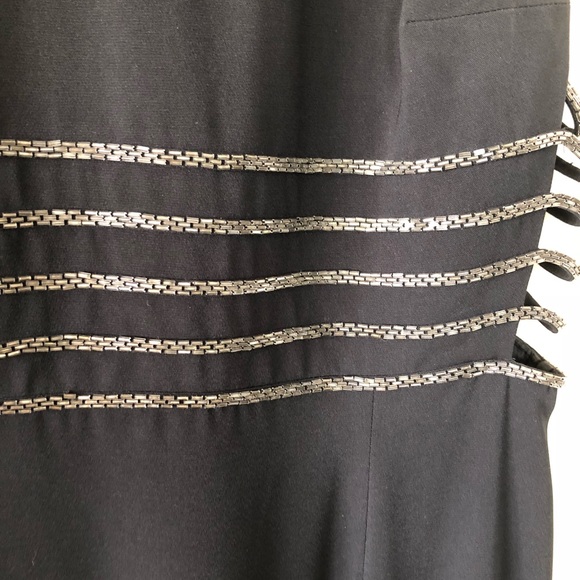 Nah Nah Collection Black Charcoal Gown Size 14 - Picture 4 of 6